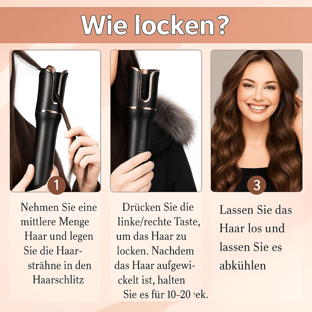 Curlini – Dein Styling-Star für traumhafte Wellen.