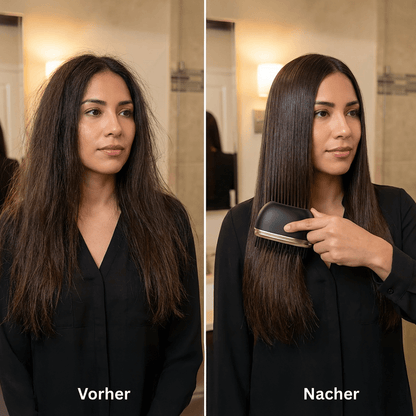 GlamGo – Mini kabellose Haarglättungsbürste