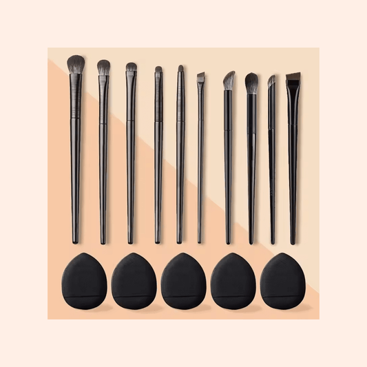 BLENDÉA – Schwamm & Pinsel Set für Foundation & perfektes Verblenden